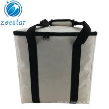 Waterproof Insulated Food Tote Bag Welded Lining for Pizza Beverage Food Delivery Cooler Bag